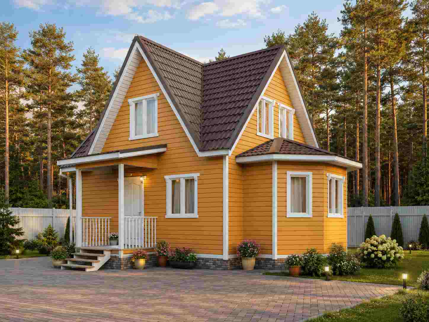 Каркасный дом 6х8